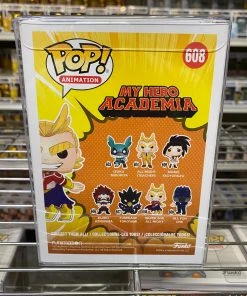 Funko Pop My Hero Academia : Metallic Silver Age All Might #608 POP! Exclusive/Chase