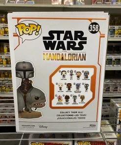 POP! Disney Funko Pop Star War Mandalorian : The Mandalorian On Blurrg #358