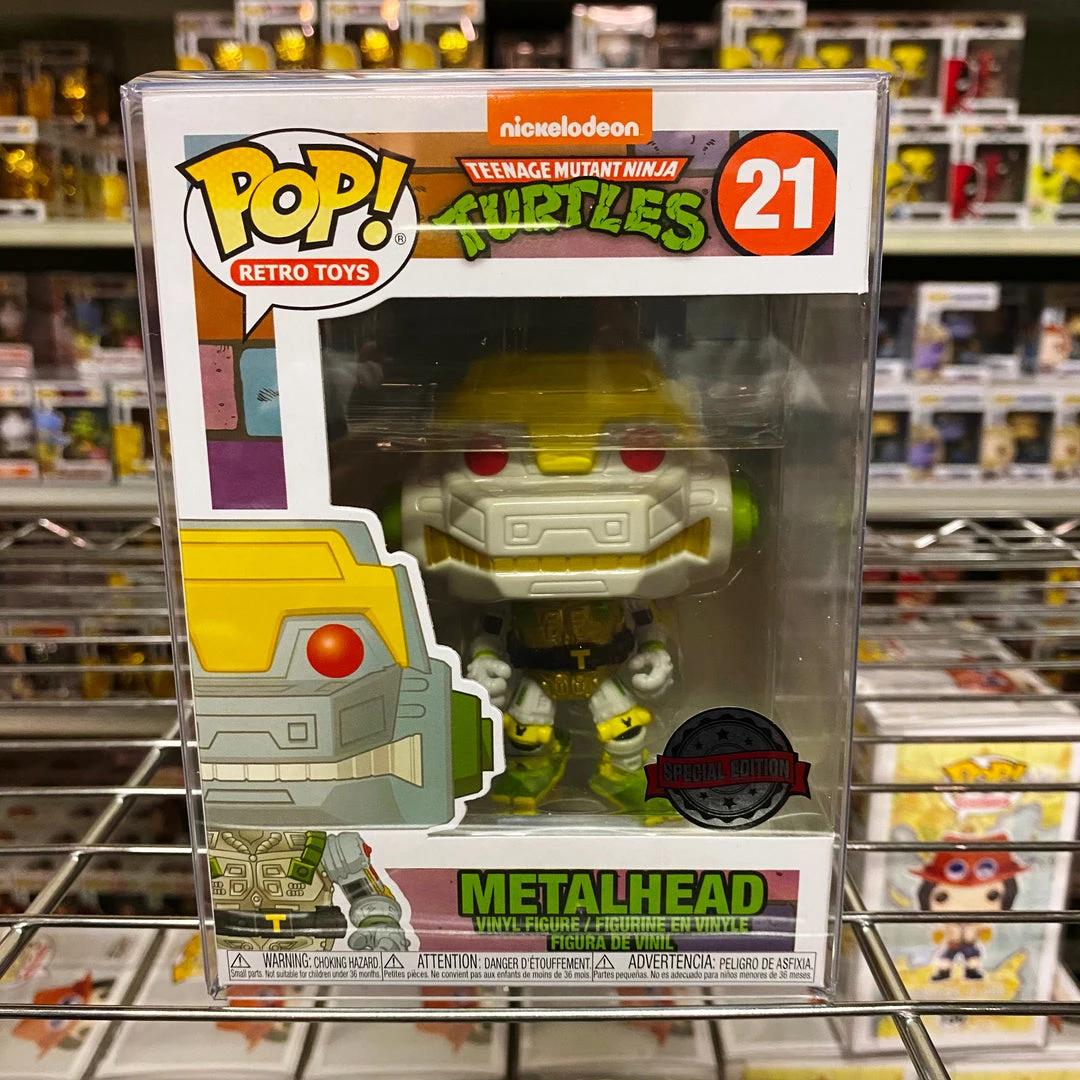 Funko Pop Retro Toys : TMNT : Metalhead #21 Vinyl Figure POP! Exclusive/Chase 1 Funko Pop Retro Toys : TMNT : Metalhead #21 Vinyl Figure POP! Exclusive/Chase