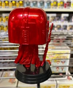 Funko Pop Star Wars : The Mandalorian Red Chrome #345 Vinyl Figure POP! Exclusive/Chase