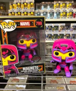 Funko Pop Marvel : Black Light Magneto #799 Vinyl Figure (Limit 1 Per Customer)