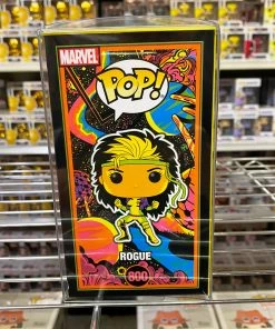 POP! Exclusive/Chase Funko Pop Marvel : Black Light ROGUE #800 Vinyl Figure (Limit 1 Per Customer)