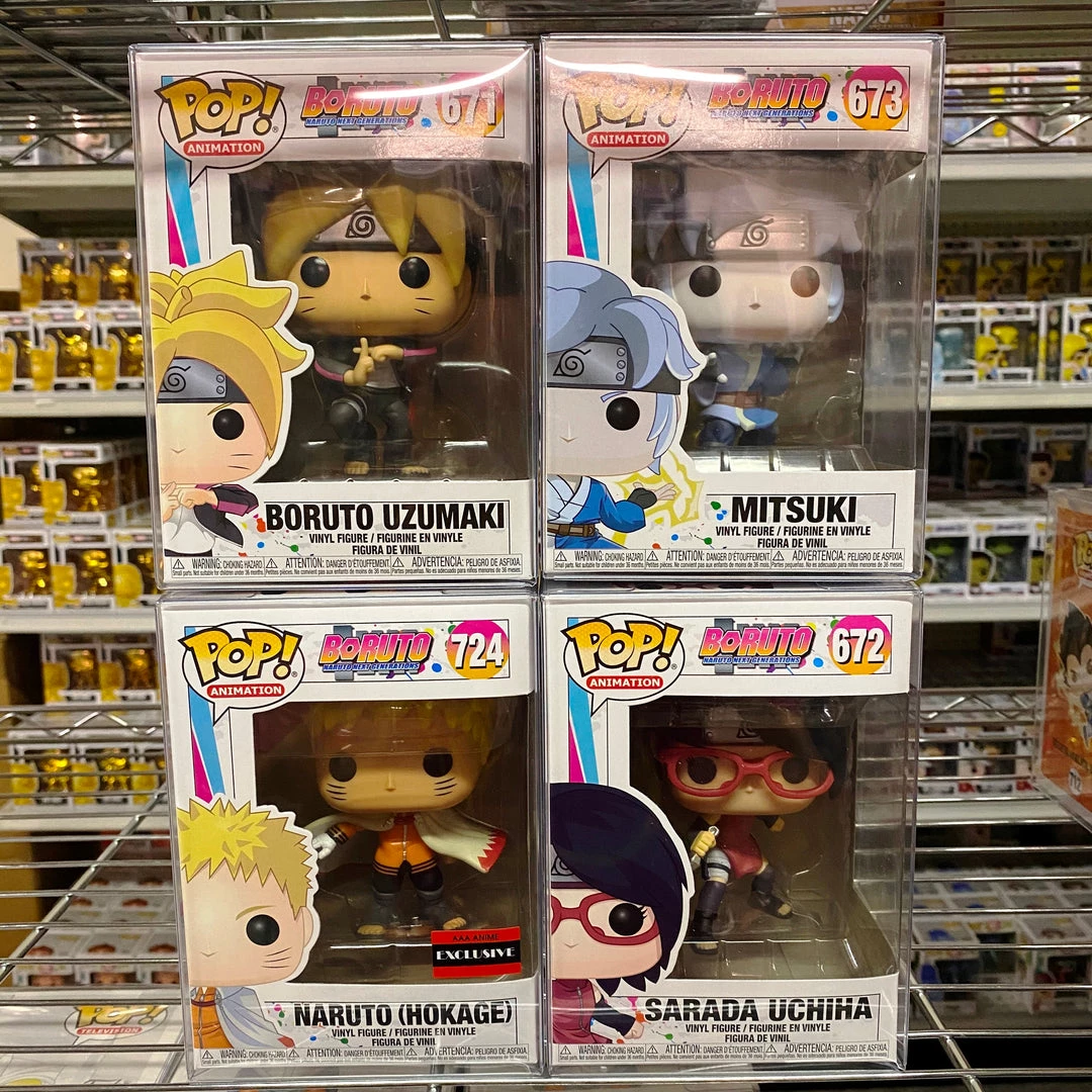 Funko Pop Boruto : Set Of 4 Vinyl Figure 1 Funko Pop Boruto : Set Of 4 Vinyl Figure