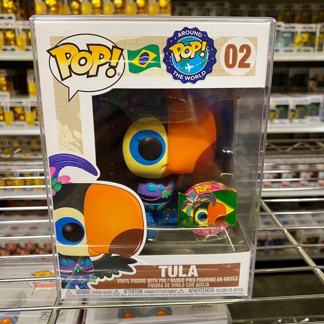 Funko Pop Around The World : TULA 02 With Pop Pin Vinyl Figure 1 Funko Pop Around The World : TULA 02 With Pop Pin Vinyl Figure