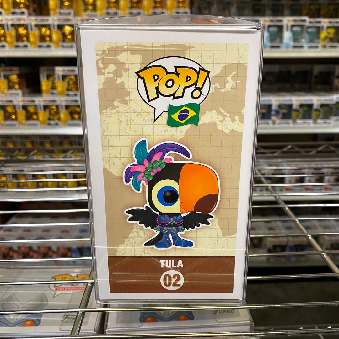 Funko Pop Around The World : TULA 02 With Pop Pin Vinyl Figure 2 Funko Pop Around The World : TULA 02 With Pop Pin Vinyl Figure