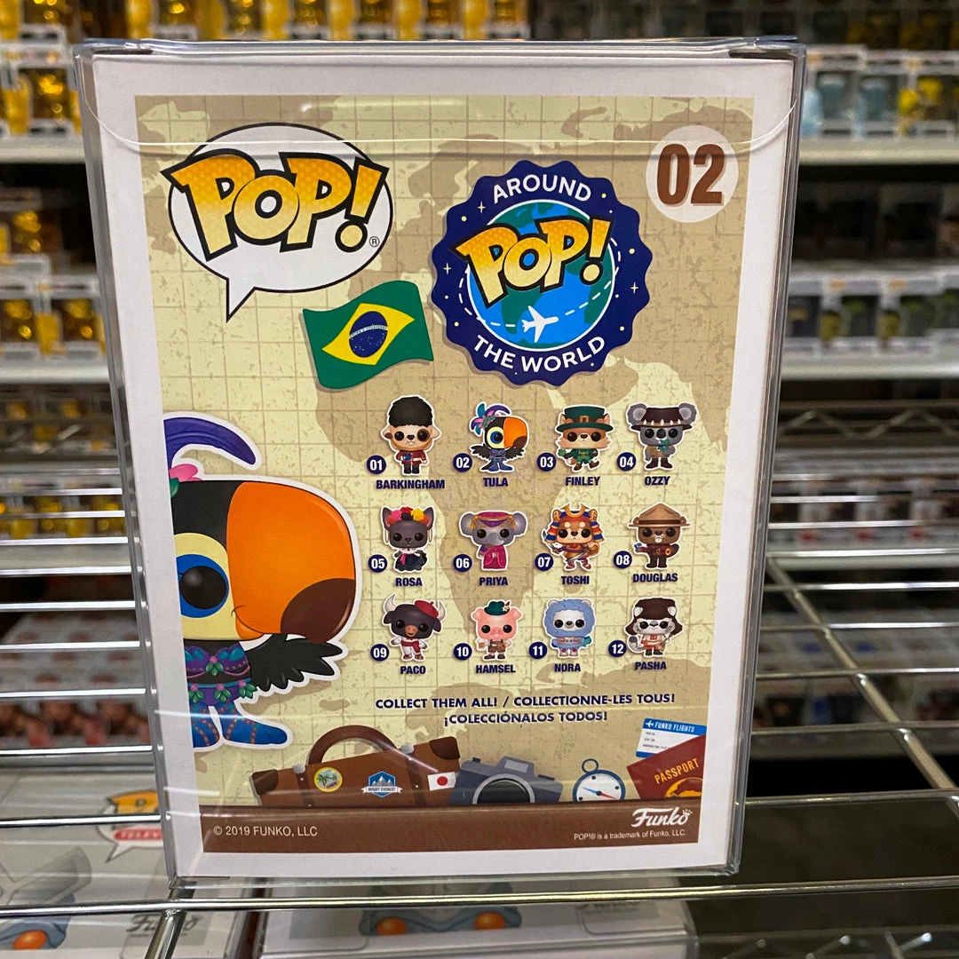 Funko Pop Around The World : TULA 02 With Pop Pin Vinyl Figure 3 Funko Pop Around The World : TULA 02 With Pop Pin Vinyl Figure