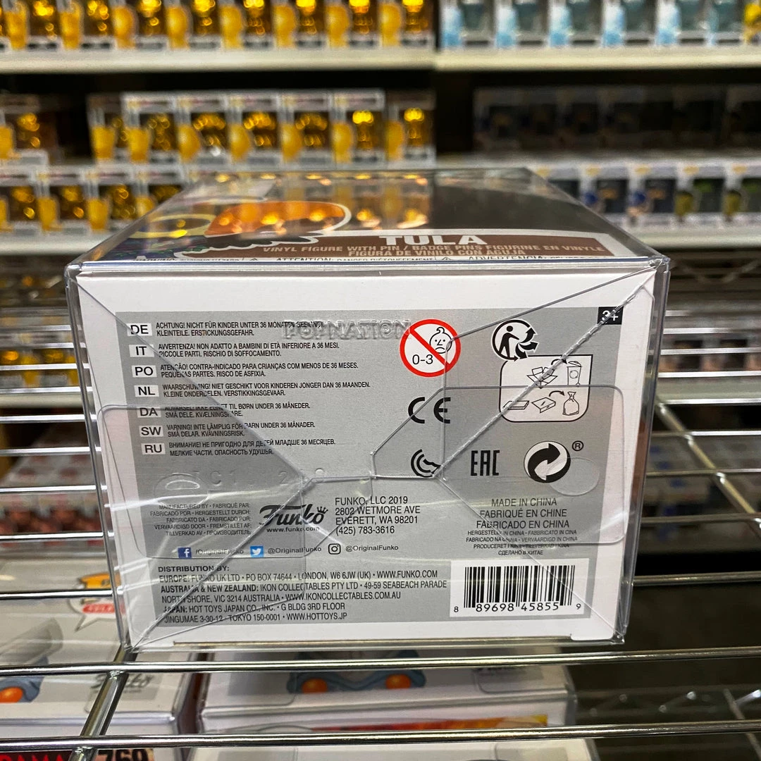 Funko Pop Around The World : TULA 02 With Pop Pin Vinyl Figure 5 Funko Pop Around The World : TULA 02 With Pop Pin Vinyl Figure