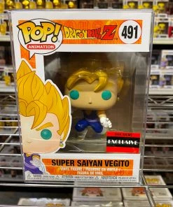 Funko Pop Dragon Ball Z : Super Saiyan Vegito #491 Vinyl Figure (Limit 2 Per Customer) POP! Exclusive/Chase