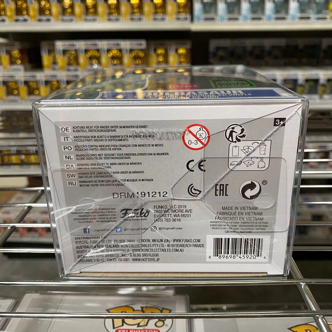 POP! Exclusive/Chase Funko Pop ECCC Exclusive : Bulbasaur Flocked #453 Vinyl Figure 5 POP! Exclusive/Chase Funko Pop ECCC Exclusive : Bulbasaur Flocked #453 Vinyl Figure