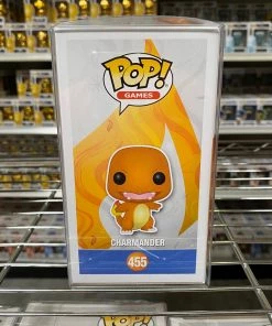 Funko Pop ECCC Exclusive : Charmander Flocked #455 Vinyl Figure POP! Exclusive/Chase
