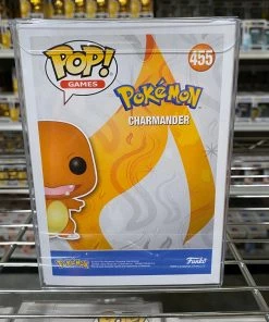 Funko Pop ECCC Exclusive : Charmander Flocked #455 Vinyl Figure POP! Exclusive/Chase