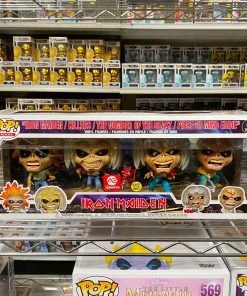 Funko Pop Rocks : Iron Maiden/Killers/The Number Of Beast/Piece Of Mind Eddie" 4 Pack