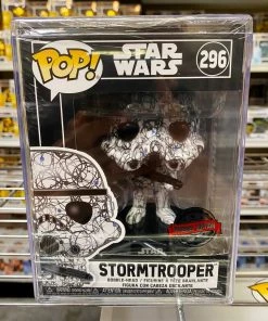 POP! Disney Funko Pop Star Wars : Stormtrooper #296 Vinyl W/Pop Stack (Limit 2 Per Customer)