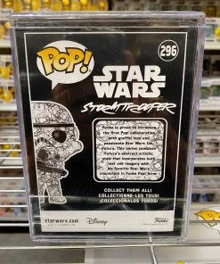 POP! Disney Funko Pop Star Wars : Stormtrooper #296 Vinyl W/Pop Stack (Limit 2 Per Customer)
