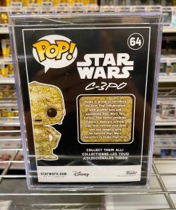 POP! Disney Funko Pop Star Wars : C-3PO #64 W/Stack Sealed (Limit 2 Per Customer)