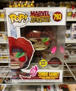 POP! Marvel Funko Pop Marvel Zombies : Zombie Gambit #793 Glows Vinyl Figure