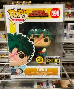 Funko Pop My Hero Academia : Deku Glow In The Dark #596 Vinyl Figure