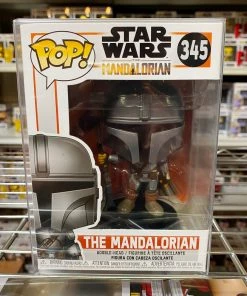POP! Disney Funko Pop Star Wars : The Mandalorian Final Armor #345 Vinyl Figure Common