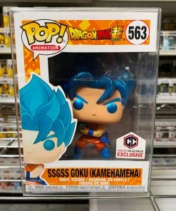 Funko Pop : Metallic SSGSS Goku (Kamehameha) #563 Vinyl Figure POP! Exclusive/Chase
