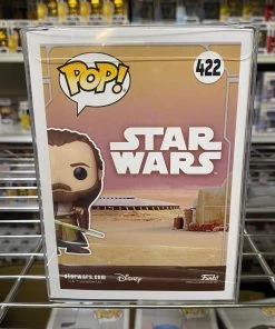 POP! Exclusive/Chase Funko Pop Star Wars ; Qui-Gon Jinn (Tatooine) #422 Vinyl Figure