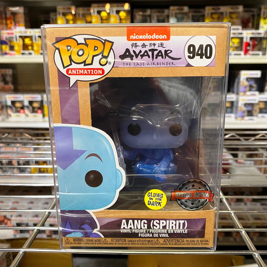 POP! Exclusive/Chase Funko Pop Avatar : AANG (Spirit) #940 Glows In The Dark Vinyl Figure 1 POP! Exclusive/Chase Funko Pop Avatar : AANG (Spirit) #940 Glows In The Dark Vinyl Figure