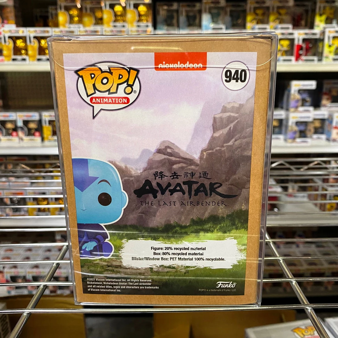 POP! Exclusive/Chase Funko Pop Avatar : AANG (Spirit) #940 Glows In The Dark Vinyl Figure 3 POP! Exclusive/Chase Funko Pop Avatar : AANG (Spirit) #940 Glows In The Dark Vinyl Figure