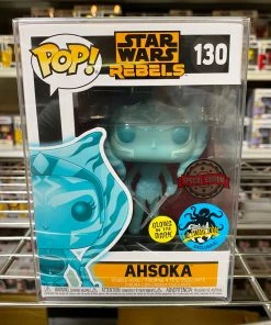 Funko Pop Star Wars Rebels : Ahsoka Holographic #130 GITD Vinyl Figure