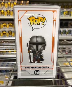 Funko Pop Star Wars : The Mandalorian Chrome Helmet #345 Vinyl Limit 1 Per Customer POP! Disney