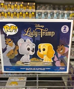 Funko Pop Disney 2 Pack : Lady And The Tramp Vinyl Figure POP! Disney