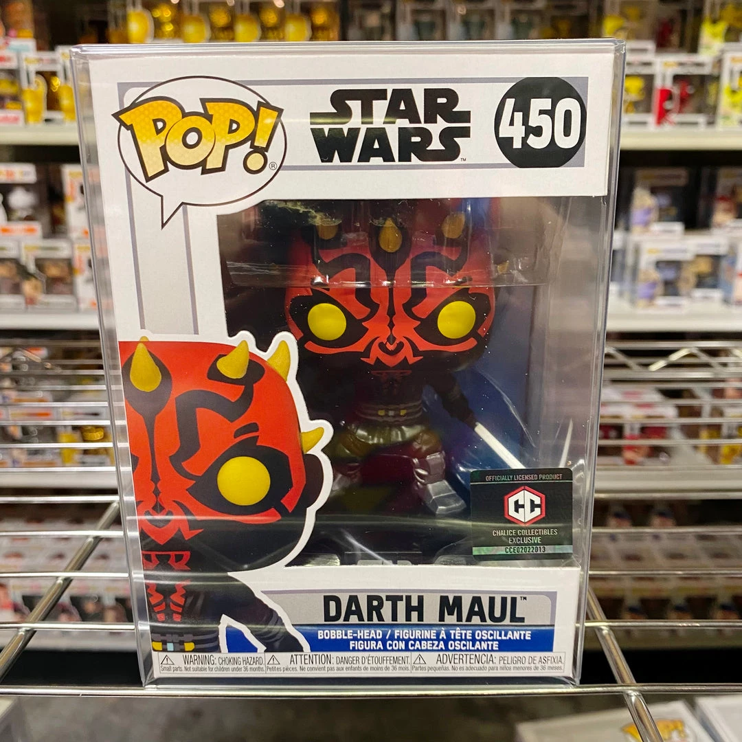 Funko Pop Star Wars : Darth Maul Chalice Exclusive #450 Vinyl Figure POP! Exclusive/Chase 4 Funko Pop Star Wars : Darth Maul Chalice Exclusive #450 Vinyl Figure POP! Exclusive/Chase