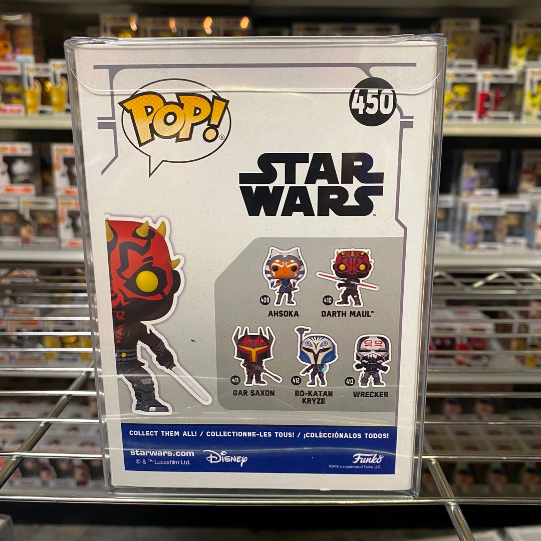 Funko Pop Star Wars : Darth Maul Chalice Exclusive #450 Vinyl Figure POP! Exclusive/Chase 6 Funko Pop Star Wars : Darth Maul Chalice Exclusive #450 Vinyl Figure POP! Exclusive/Chase