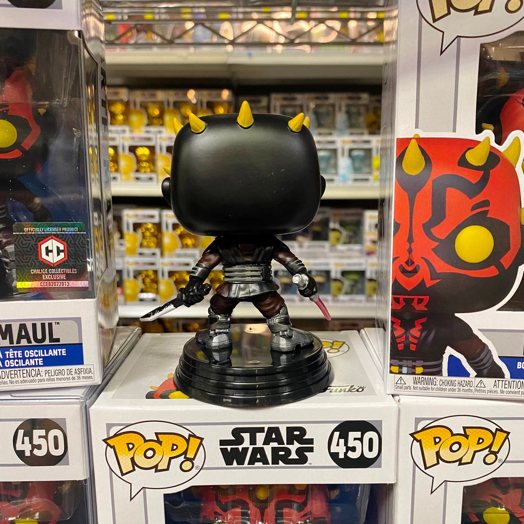Funko Pop Star Wars : Darth Maul Chalice Exclusive #450 Vinyl Figure POP! Exclusive/Chase 3 Funko Pop Star Wars : Darth Maul Chalice Exclusive #450 Vinyl Figure POP! Exclusive/Chase