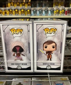 Funko Pop Star Wars : Bastila Shan + Jedi Revan Vinyl Figure Gaming Greats Box (Sealed)