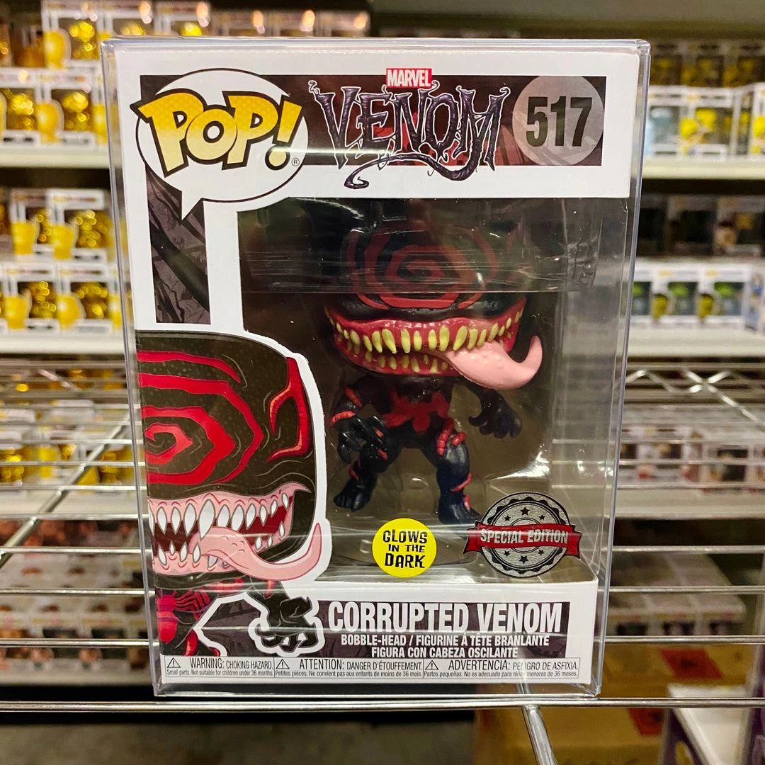 Funko Pop Venom : Corrupted Venom GITD #517 Vinyl Figure Limit 1 Per Customer POP! Exclusive/Chase 1 Funko Pop Venom : Corrupted Venom GITD #517 Vinyl Figure Limit 1 Per Customer POP! Exclusive/Chase
