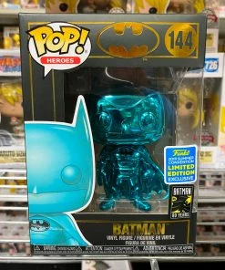 Funko Pop SDCC 2019 : Teal Chrome Batman #144 Vinyl Figure POP! Exclusive/Chase