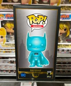 Funko Pop SDCC 2019 : Teal Chrome Batman #144 Vinyl Figure POP! Exclusive/Chase