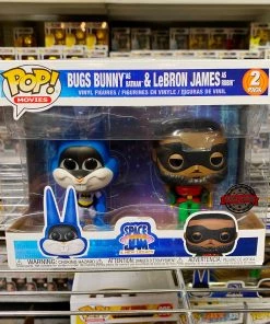 POP! Exclusive/Chase Funko Pop 2 Pack : Space Jam : Bugs Bunny As Batman & LeBron James As Robin
