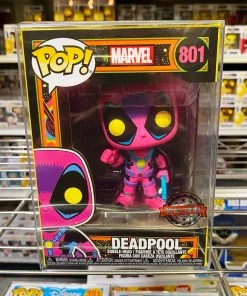 POP! Marvel Funko Pop Marvel Black Light : Deadpool #801 Vinyl Figure