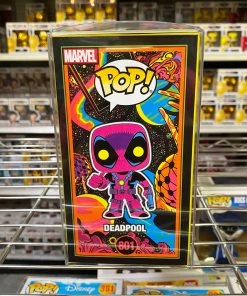 POP! Marvel Funko Pop Marvel Black Light : Deadpool #801 Vinyl Figure