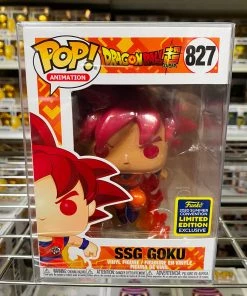Funko Pop Dragon Ball Super : SSG Goku #827 Vinyl Figure (Limit 1 Per Customer) POP! Exclusive/Chase