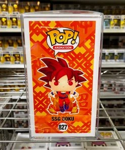 Funko Pop Dragon Ball Super : SSG Goku #827 Vinyl Figure (Limit 1 Per Customer) POP! Exclusive/Chase