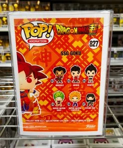 Funko Pop Dragon Ball Super : SSG Goku #827 Vinyl Figure (Limit 1 Per Customer) POP! Exclusive/Chase