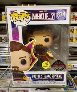 Funko Pop Marvel What If : Doctor Strange Supreme Glows #874 Vinyl Figure