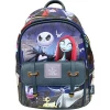 K.B.N.L Disney The Nightmare Before Christmas : Deluxe 11" Faux Leather Mini Backpack A20521 DELUXE MINI BACKPACK
