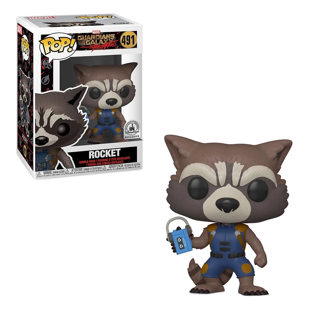 Funko Pop! Disney Exclusive: Rocket #491 Vinyl Figure 1 Funko Pop! Disney Exclusive: Rocket #491 Vinyl Figure