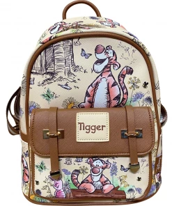 K.B.N.L DELUXE MINI BACKPACK Disney Tigger Deluxe 11" Faux Leather Mini Backpack A20766