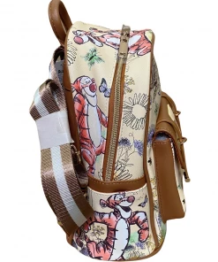 K.B.N.L DELUXE MINI BACKPACK Disney Tigger Deluxe 11" Faux Leather Mini Backpack A20766