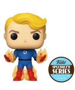 Funko Pop Marvel : Specialty Series : Fantastic Four : Human Torch (Suited) #568