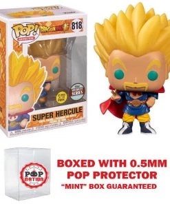 Funko POP! Dragon Ball Super S4 - Super Saiyan Hercule (Glow) Pre-order (Limit 2 Per Customer) POP! Animation