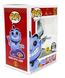 Funko Pop Disney Aladdin : Genie With Lamp Glows In The Dark #476 Vinyl Figure POP! Exclusive/Chase